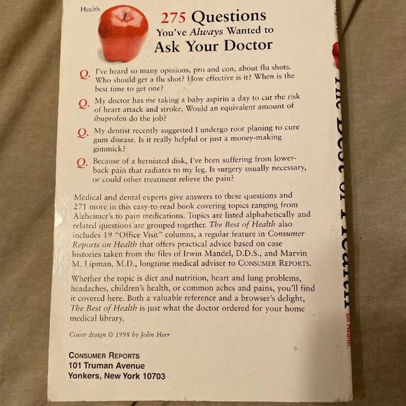 Consumer Reports Book - The Best of Health books - Picture 2 of 2